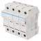Separator cu Fuzibil 25A 400V 4 Poli pentru Șină DIN