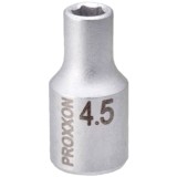 Proxxon 23711 - Capat cheie tubulara cu profil hexagonal interior 6 laturi 4.5 mm 1/4 inch