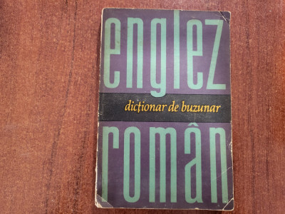 Dictionar de buzunar englez-roman de Serban Andronescu foto