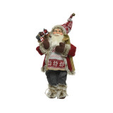 Cumpara ieftin Figurina decorativa - Santa Ski With Pinecone, 30 cm | Kaemingk