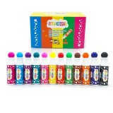 Set 12 carioci dot markers lavabile uscare rapida 40 ml culori diverse, ProCart