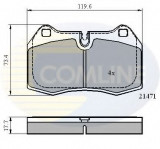 Set placute frana,frana disc BMW Seria 7 (E38) (1994 - 2001) COMLINE CBP01097