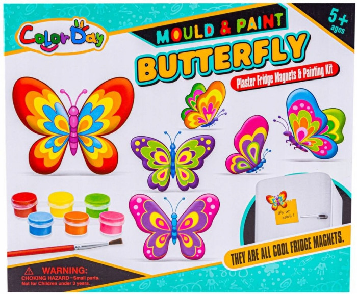 Magneți de frigider din gips pentru frigider DIY Butterfly Making Set