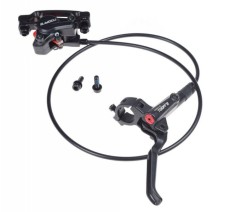 Set pompa cu etrier frana biciclete, hidraulica, pe fata, 760mm Cod:AWR4115