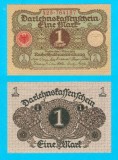 Germania (p#58) 1 Mark 1920 aUNC+ &#039;Darlehnskassenschein&#039; serie: 425.764187