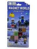 Magnet World 2 Figurine &amp; Blocuri Magnetice Minecraft | Joc Constructii Magnetic | 6+ Ani