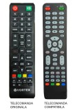 Telecomanda compatibila cu originalul pentru TV Vortex V24MFZHN (651)