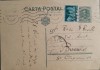1939 Carte Postală C. Săteanu către Radu D. Rosetti / Iași / istorie literară, Circulata, Printata