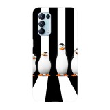 Husa compatibila cu Oppo Find X5 Pro model Penguins of Madagascar, Silicon, TPU, Viceversa, Transparent, Carcasa