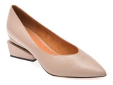 Pantofi EPICA nude, E229, din piele naturala