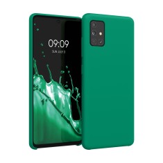 Husa pentru Samsung Galaxy A51, Silicon, Verde, 51197.142 foto