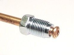 Conducta frana cupru diametru exterior 4.75mm, 5 metri lungime cu filet M10x1 , grosime 0.9mm, WP-392 foto