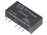 Convertor DC/DC 1W XP POWER 3.3VDC la 5VDC și -5VDC SIP