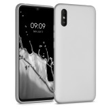 Husa pentru Xiaomi Redmi 9A, Silicon, Silver, 53271.67, kwmobile, Argintiu, Carcasa