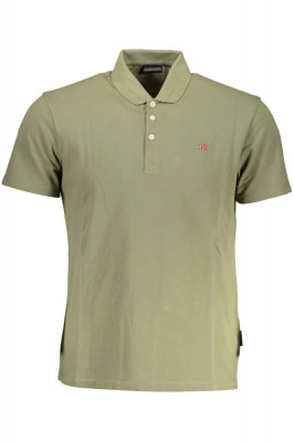 Tricou polo barbati din bumbac cu logo verde inchis XL, Verde inchis, XL INTL, XL (Z200: SIZE (3XSL --&amp;gt;5XL)) foto