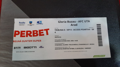 Invitatie tr.0 Gloria Buzau - UTA foto