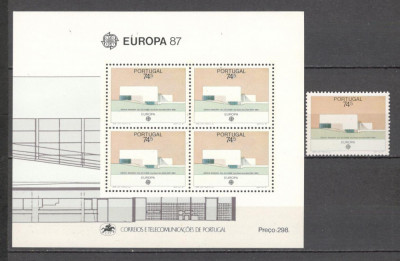 Portugalia.1987 EUROPA-Arhitectura moderna SE.699 foto