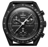 Cumpara ieftin Ceas Barbatesc Omega Swatch Mission to the Moon Moonphase, Cronograf, Japonez, Curea Arici, Nou, Garantie