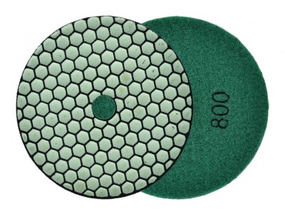 Disc pentru slefuirea uscata a gresiei portelanate, 125 mm, granulatie 800, Geko G78941 foto