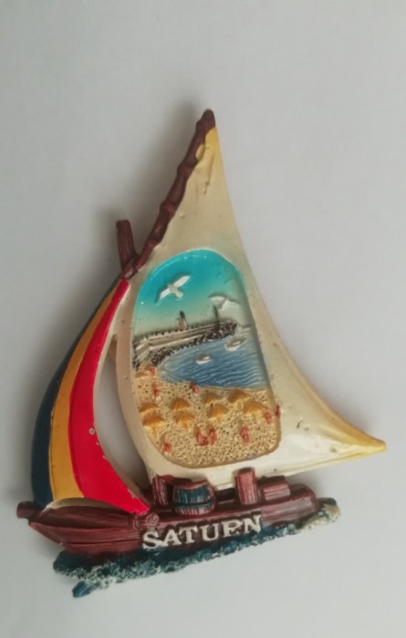 D1 - Magnet frigider tematica turism - Saturn - Romania 21