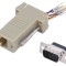 Adaptor D-Sub 9pin tată la RJ45 soclu