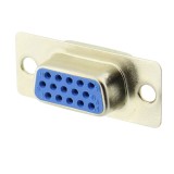Conector DB15, mama, lipire, pe cablu - 124025