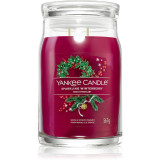Yankee Candle Sparkling Winterberry lum&acirc;nare parfumată Signature 567 g