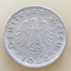 Germania Nazista 50 reichspfennig 1940 G Karlsruhe)