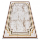 Covor acril VALS 0W9999 H02 47 Marmură greacă fildeş / verde, 160x230 cm