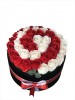 Aranjament Floral , zSpirala, , EVENTISSIMI - 38 Trandafiri Alb Rosu, Eventissimi&reg;