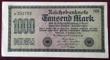 Germania 1.000 1000 Mark 1922 seria neagra 702 **