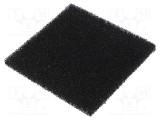 Filtru negru pentru extractor de fum QUICK ESD 130x130x10mm