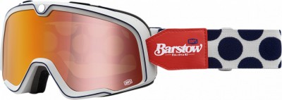 Ochelari cross/atv 100% Barstow, lentila oglinda, culoare rama alb Cod Produs: MX_NEW 26013070PE foto