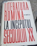 D. Micu - Literatura Romana la Inceputul Secolului XX