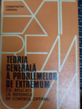 Teoria Generala A Problrmrlor De Extremum Cu Aplicatii La Sis - Constantin Varsan ,549222