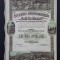 Actiune 1940 soc. Emil Costinescu Sinaia , titlu 100 actiuni nominative