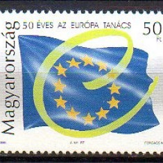 UNGARIA 1999, Aniversari, Consiliului Europei, serie neuzata, MNH
