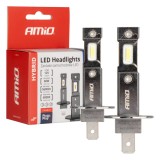 Becuri auto LED H1 AMiO Hybrid 6000K CANBUS 60W 5600 lm 12V