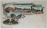 FAGARAS , CROMOLITOGRAFIE , CARTE POSTALA , CLASICA , DATATA 1904