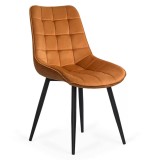 SCAUN LIVING DIN CATIFEA SI CADRUL METALIC BUC 206 PORTOCALIU