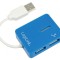 Hub USB 2.0 cu 4 Porturi, Albastru