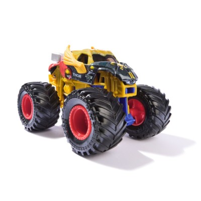MONSTER JAM MARVEL CAMION GIGANT THOR SCARA 1 LA 64 foto