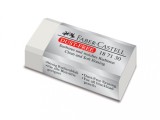 Radiera Faber-Castell Dust Free 30 alba, cu husa, 42x19x12 mm