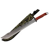 Cumpara ieftin Sabie de vanatoare DEPOX&reg;, Seoul Soul, otel inoxidabil, maner lemn, 70 cm, maro