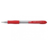 Pix cu bila Super Grip Pilot 0.7 mm varf mediu Pix cu bila Pilot Super Grip 0.7 mm rosu
