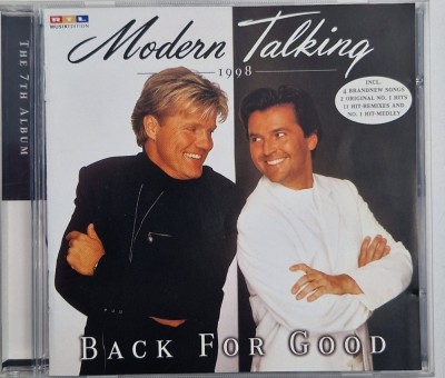 Modern Talking &amp;lrm;&amp;ndash; Back For Good (The 7th Album) NM / NM cd muzica dancepop synth pop Hansa EU 1988 foto