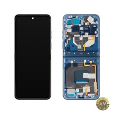 Display cu Touchscreen Motorola Razr 2025 / Razr 60 cu Rama Sub Inner Bleumarin (Gibraltar Sea) Service Pack 5D68C29965 foto