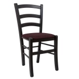 Scaun Paesana - cadru wenge - stofa S78 - bordo