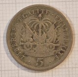 279, Haiti, 5 centimes 1905, KM#53,