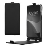 Husa Kwmobile pentru Samsung Galaxy A25, Negru, Piele ecologica, KWM000021ON001C, Silicon